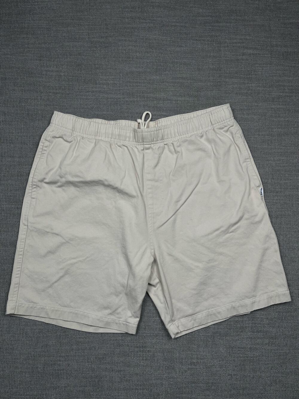 Birdwell Beach Britches Shorts Mens XL Beige Twill Surf Casual Outdoor